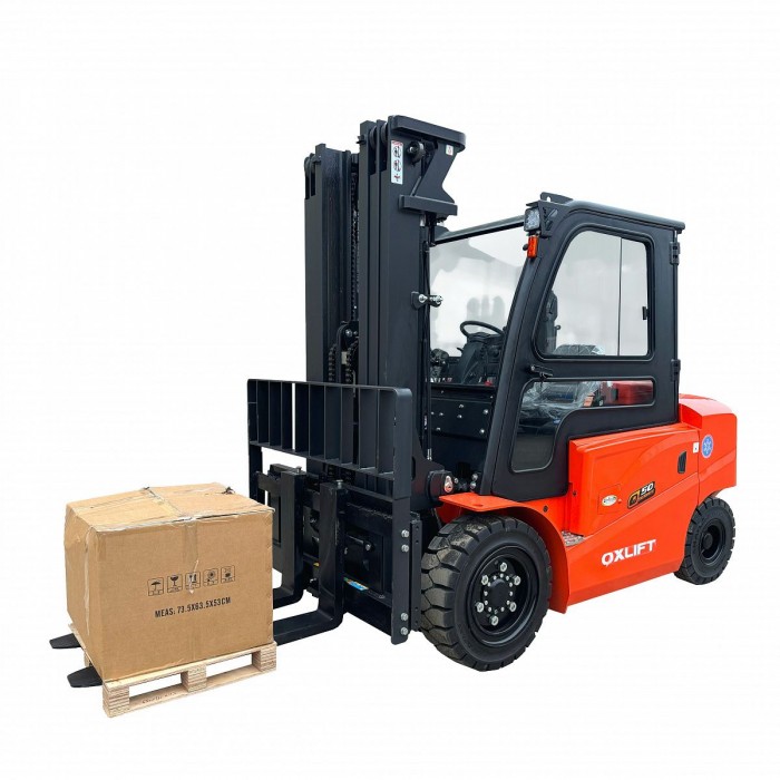 Электропогрузчик Вилочный OXLIFT RX50 5000 мм 5000 кг SS FFL Cabin Li-Ion Solid tyre в морозо-устойчивом исполнении