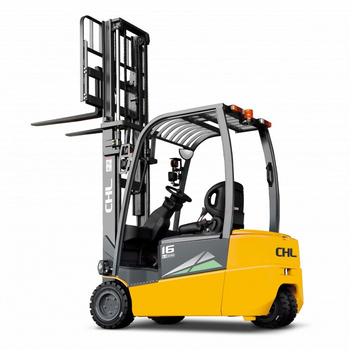 Электропогрузчик Вилочный Трехопорный CHL CPD16SQ-A2LIG3-M 4500 мм 1600 кг SS FFL